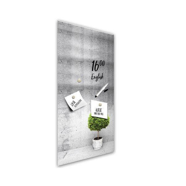 Магнитна дъска Бетон, 30 x 60 cm - Styler-image-2