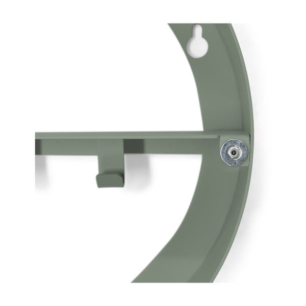 Сиво-зелен метален стенен/с огледало шкаф за баня 35x35 cm Sonnet – Spinder Design-image-2