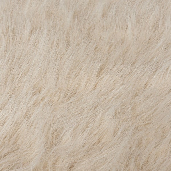 Кремава синтетична кожа 80x150 cm Waffle Faux Fur – Flair Rugs-image-2