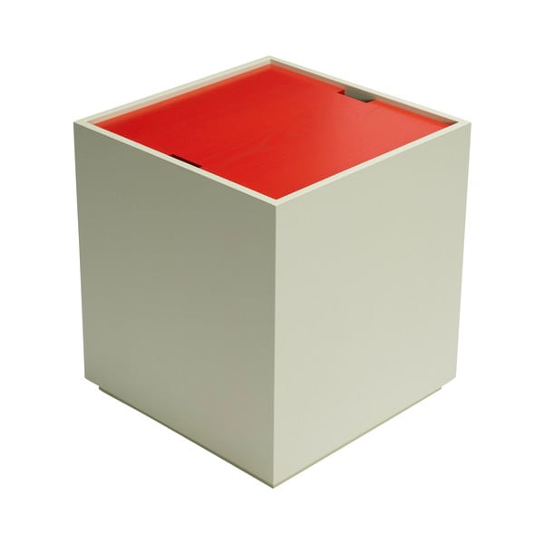 Ракла от масивен ясен в червен и светлозелен цвят 40x45 cm Vault – Hübsch-image-3