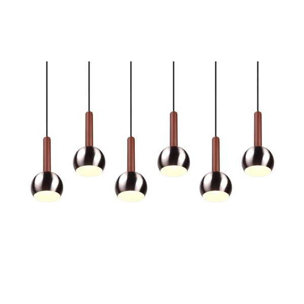 Черно висящо осветително тяло Ciliana – CINQUE-image-1