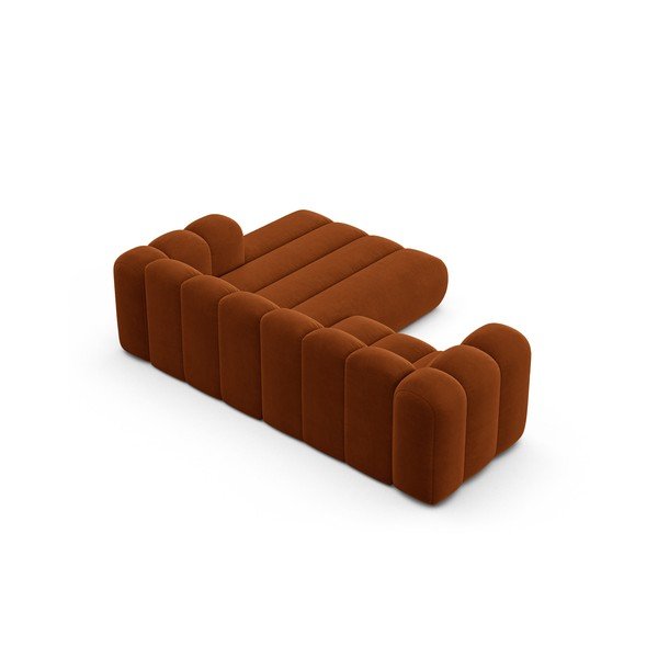 Оранжев ъглов диван (десен ъгъл) Lupine – Micadoni Home-image-3