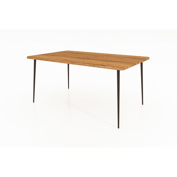 Дъбова маса за хранене 200x90 cm Kula - The Beds-image-3