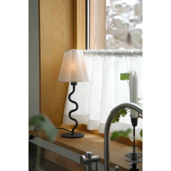 Бежова метална настолна лампа с текстилен абажур (височина 41 cm) Veya – Markslöjd-image-2