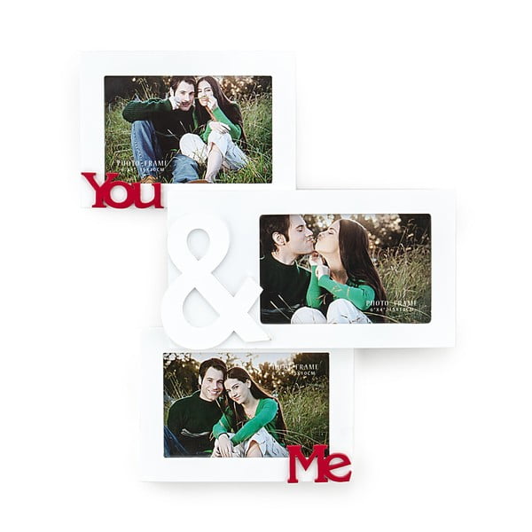 Дървена стенна фоторамка You And Me, за снимки 10 x 15 cm You & Me - Tomasucci