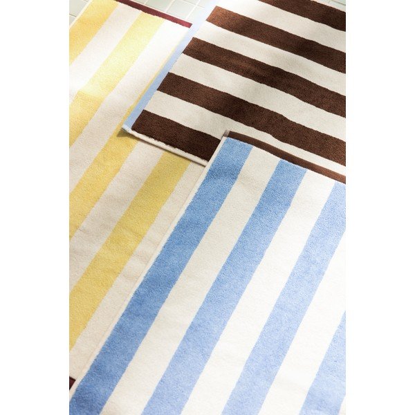 Жълт текстилен килим за баня 50x80 cm Gobo – noo.ma-image-4