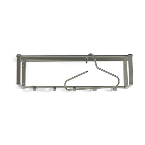 Метална стенна закачалка в сребрист цвят с рафт 70 cm Rex – Spinder Design-image-2