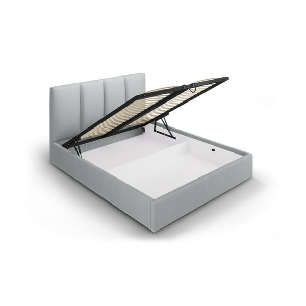 Светлосиво двойно легло , 180 x 200 cm Juniper - Mazzini Beds-image-3