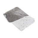 Бяло и сиво памучно бебешко одеяло 80x80 cm Strenenzauber - Roba