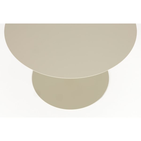 Кремава стоманена кръгла масичка за кафе ø 60 cm Snow – Zuiver-image-3