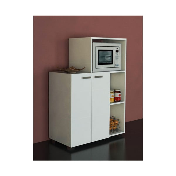 Бял кухненски шкаф Perfecto - Woody Fashion-image-1