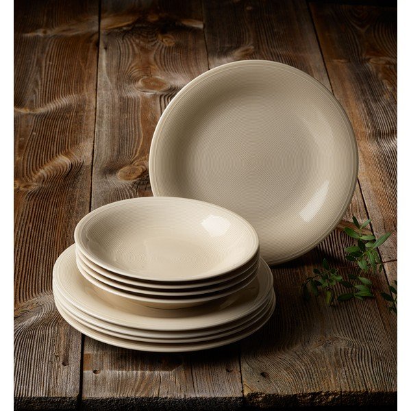 Комплект чинии от 8 части от бежов порцелан Villeroy & Boch Like Color Loop - like | Villeroy & Boch-image-1