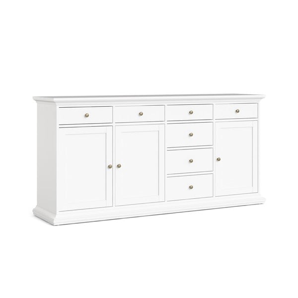 Бял нисък скрин 189x92 cm Paris – Tvilum-image-4