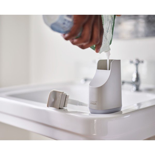 Бежов пластмасов диспенсер за сапун 350 ml Slim – Joseph Joseph-image-3