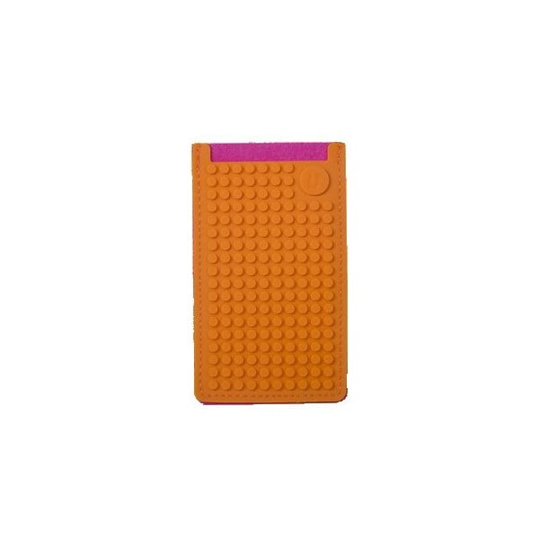 Универсален калъф за малък телефон PixelArt, фуксия/оранжев - Pixel bags