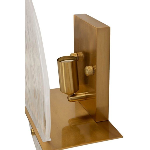 Стъклена стенна лампа  в златист цвят Portlan – Mauro Ferretti-image-3