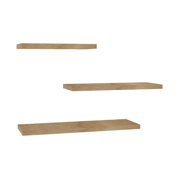 Рафтове в дъбов декор в комплект от 3 Leila - Kalune Design-image-2