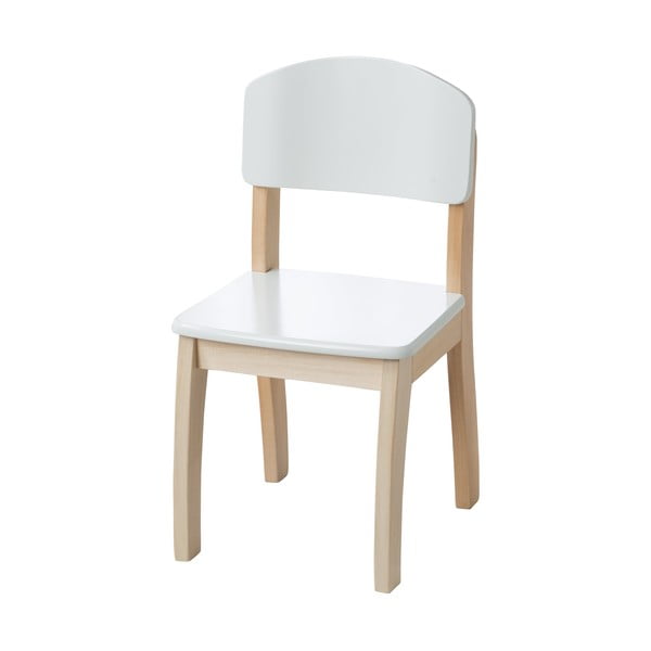 Бял детски стол – Roba