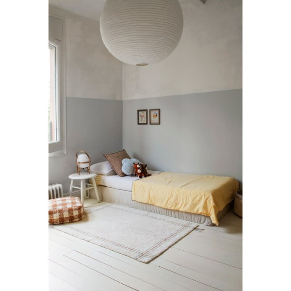 Кремав ръчно изработен памучен килим подходящ за пране 90x130 cm Cuisine Natural – Lorena Canals-image-1