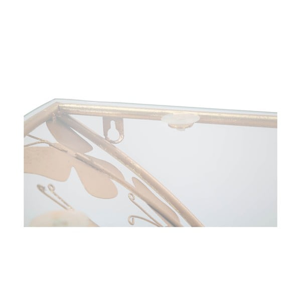 Нощно шкафче в златисто Butterfly – Mauro Ferretti-image-1