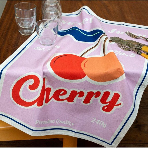 Памучна кърпа за съдове 70x50 cm Cherry – Rex London-image-1