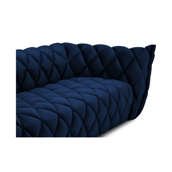 Тъмносин диван с кадифена повърхност Flandrin - Interieurs 86-image-4