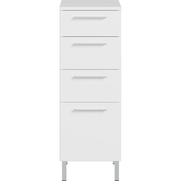Бял нисък шкаф за баня 30x86 cm Arvada - Germania