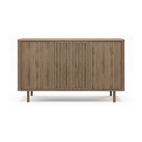 Скрин от дъбов декор  в естествен цвят 138x80x40 cm Salma – Marckeric