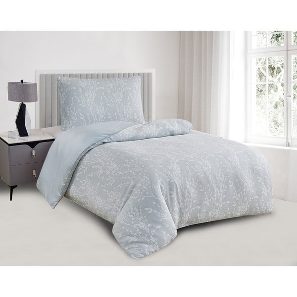 Зелено единично  спално бельо от жакард 140x200 cm Boston – My House-image-1