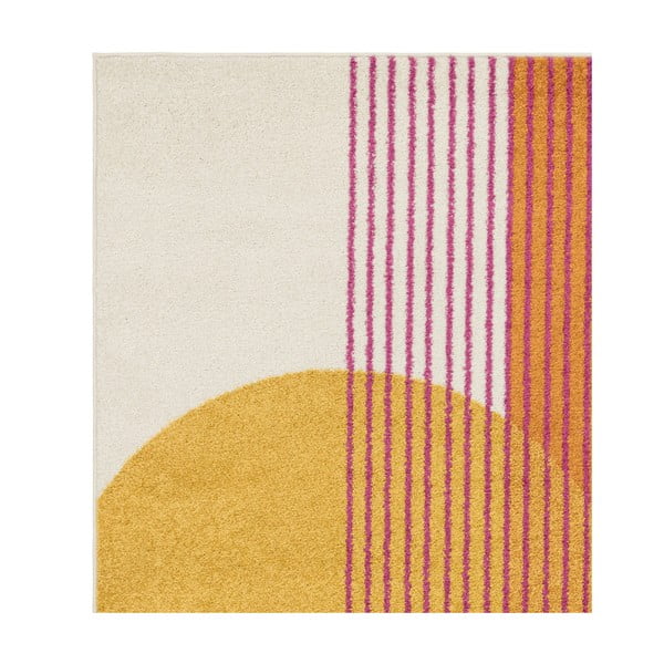 Жълто-оранжев килим 80x150 cm Muse Orange Retro – Asiatic Carpets-image-4