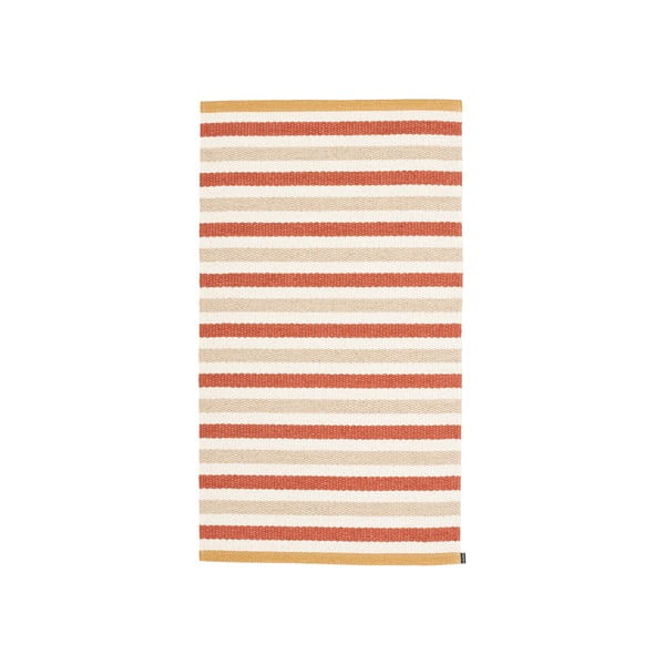 Килим за открито и закрито в тухлен и кремав цвят 70x120 cm Teo Brick – Pappelina-image-3