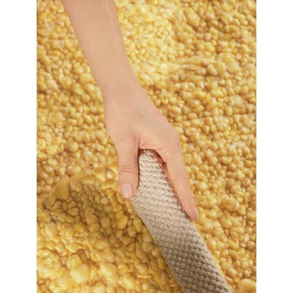 Жълт ръчно изработен килим от букле 120x170 cm Notting Hill Portobello – Ted Baker-image-4