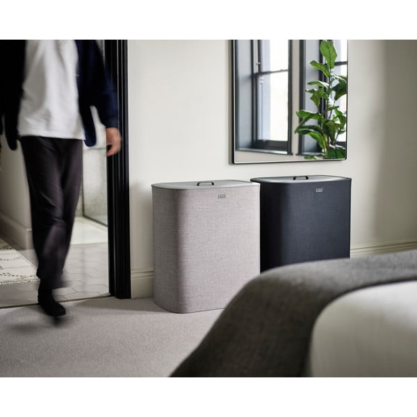 Антрацит текстилен кош за пране Tota Trio – Joseph Joseph-image-3