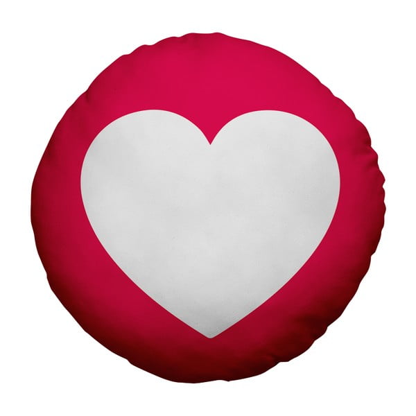 Polštář Emoji Heart, 39 cm