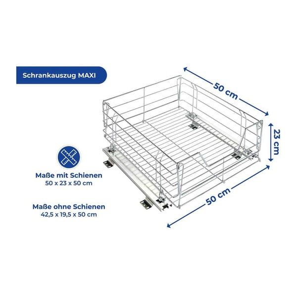 Плъзгащ се рафт от неръждаема стомана - Maximex-image-2