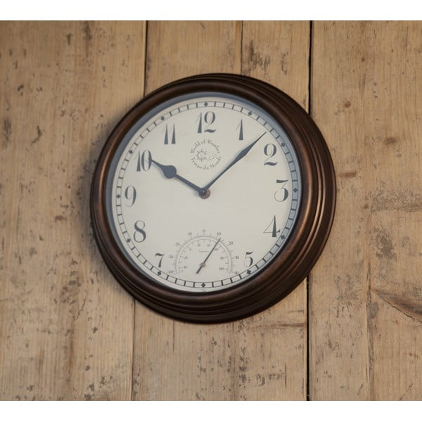 Външен стенен часовник с термометър Време - Esschert Design-image-1