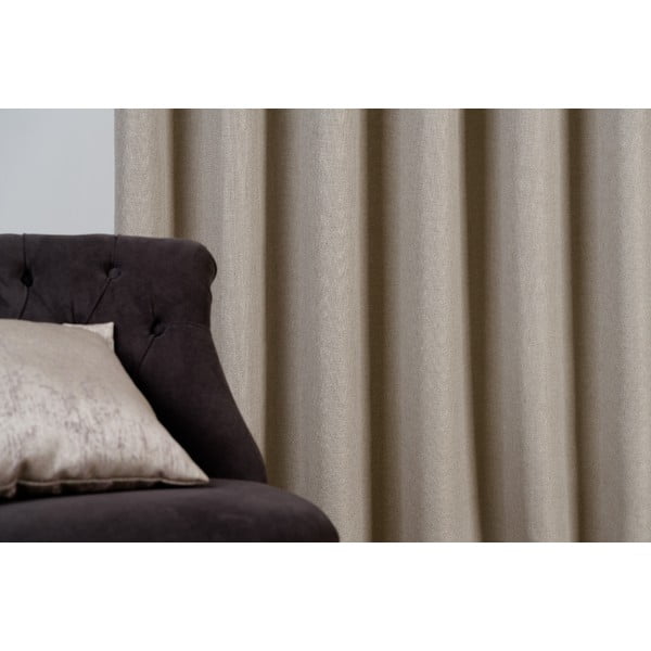 Бежова завеса 140x260 cm Avalon - Mendola Fabrics-image-3