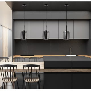 Черно висящо осветително тяло ø 15 cm Jonera - Candellux Lighting