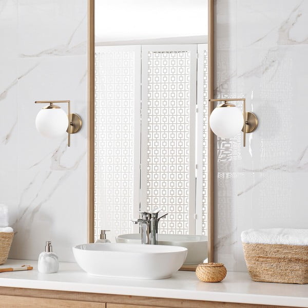 Бяла и златисто стенна лампа ø 15 cm Antique – Opviq lights-image-2