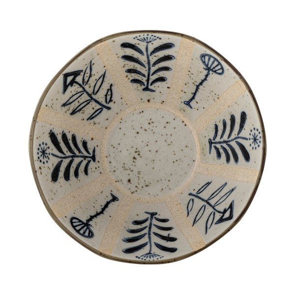  Глинена купичка в светлосиньо и кремаво  500 ml Leonie – Bloomingville-image-3