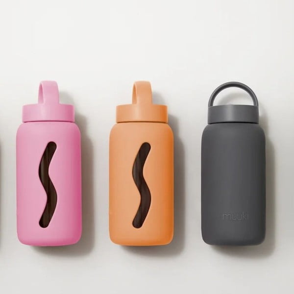 Оранжева бутилка за пътуване  500 ml Tropical Papaya – Muuki-image-1