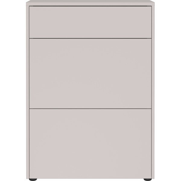 Кремаво матово шкафче 70x99x34 cm Binetto – Germania-image-3