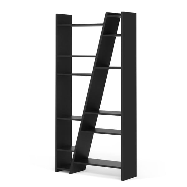 Черна етажерка за книги 97x195 cm Delta - TemaHome-image-2