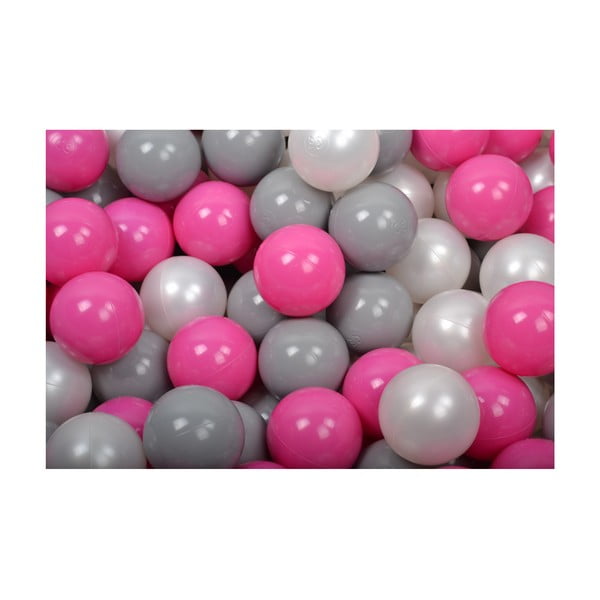 Комплект от 50 топки за бебешки басейн MeowBaby Fuchsia - Meowbaby
