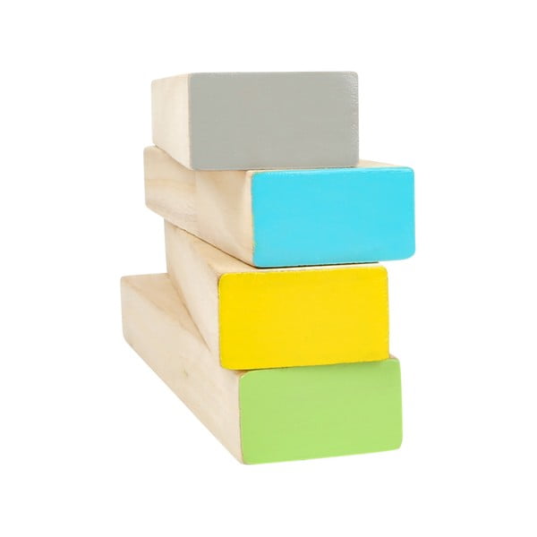 Детска дървена кула от блокчета Tower, 60 части - Legler-image-3