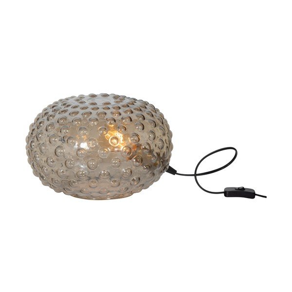 Бежова настолна лампа със стъклен абажур (височина 20 cm) Soap - BePureHome-image-4