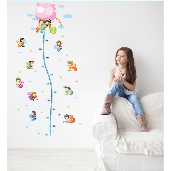Стикер за стена с детска ролетка Балон с малки деца - Ambiance