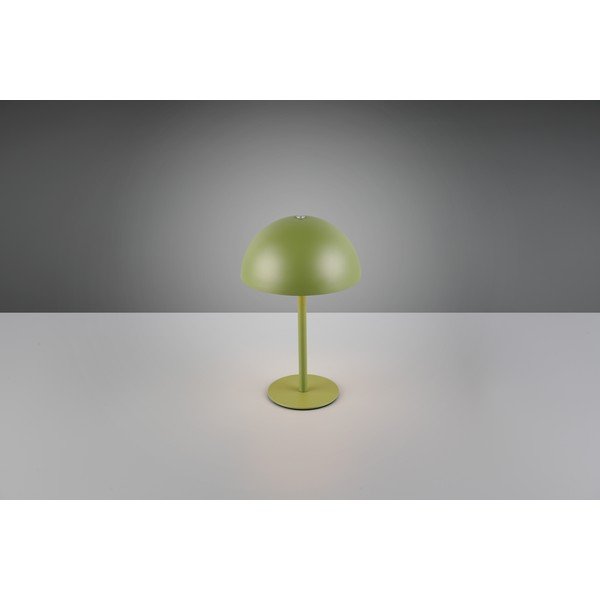 Зелена LED настолна лампа с метален абажур (височина 21 cm) Munoz – Reality-image-2