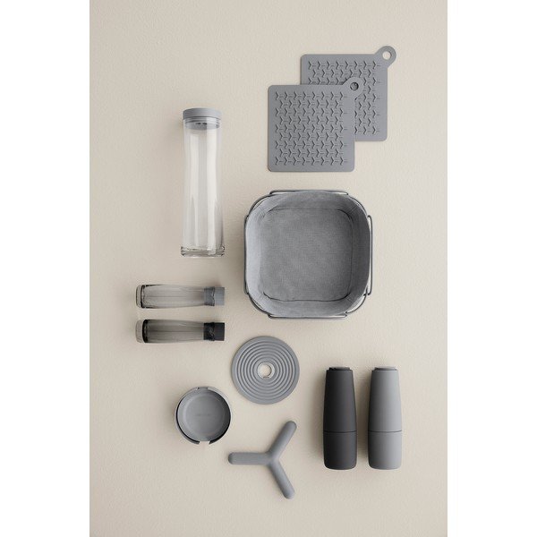 Комплект мелничка за сол и пипер от кожа на акула - Blomus-image-3