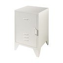 Бяло метално нощно шкафче Bronxx - Vipack